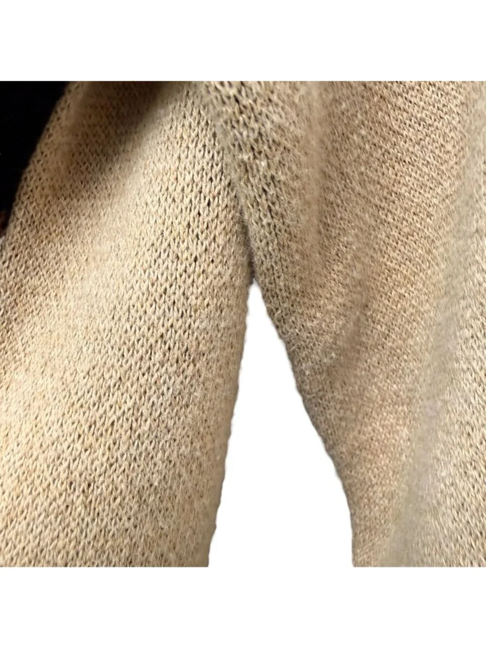 Old Navy Horses Cardigan Girls XL (14-16) Sweater Camel Tan Pony Equestrian